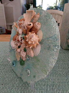 Gifts of the Sea Mosaic Art Glass Collectin Magical Sea Sculpture Mandala loc-dearborn