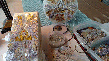 Circle of Everlasting Love Mosaic Art Glass