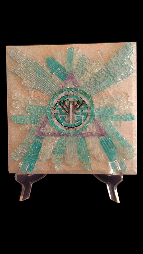 Abundant Prosperity Mosaic Art Glass