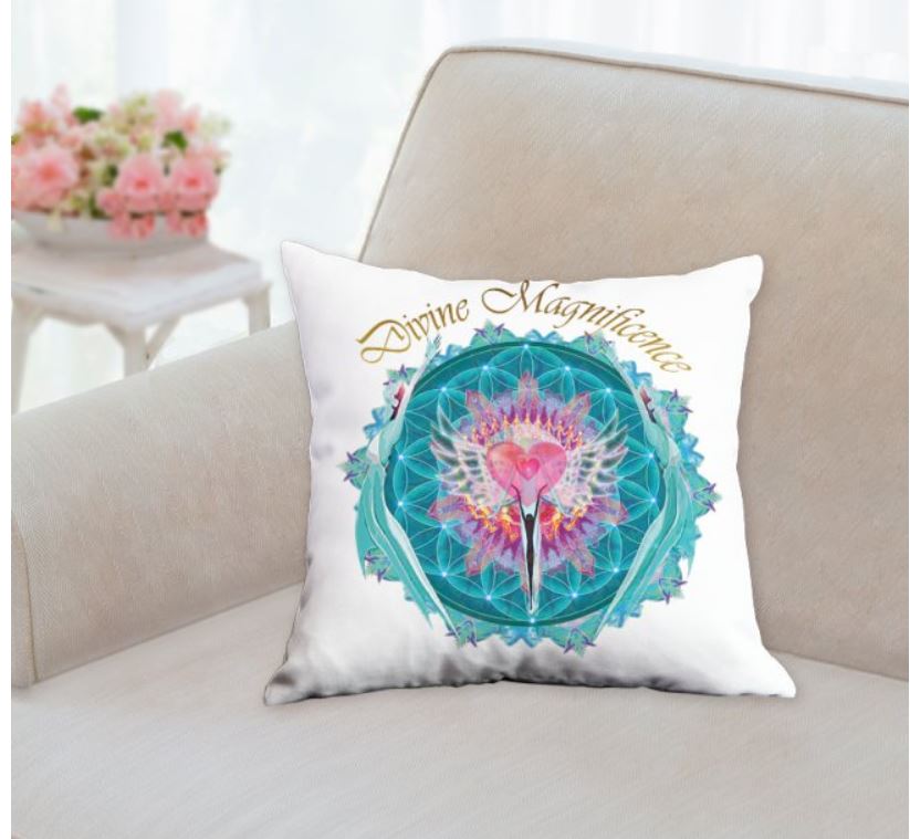 Divine Magnificence Throw Pillow