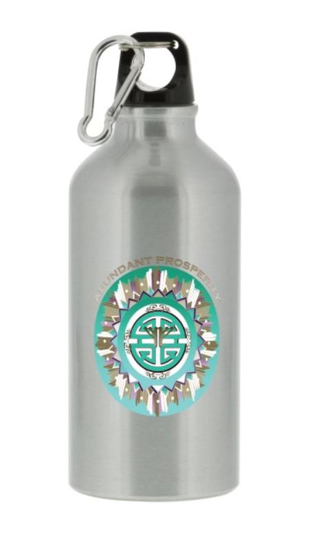 Abundant Prosperity Symbol Energy Mandala Sport Bottle