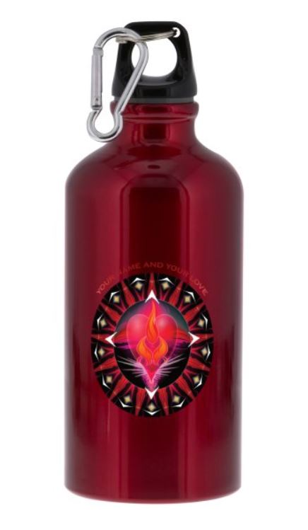 Twin Flame Infinite Love Energy Mandala Sport Bottle