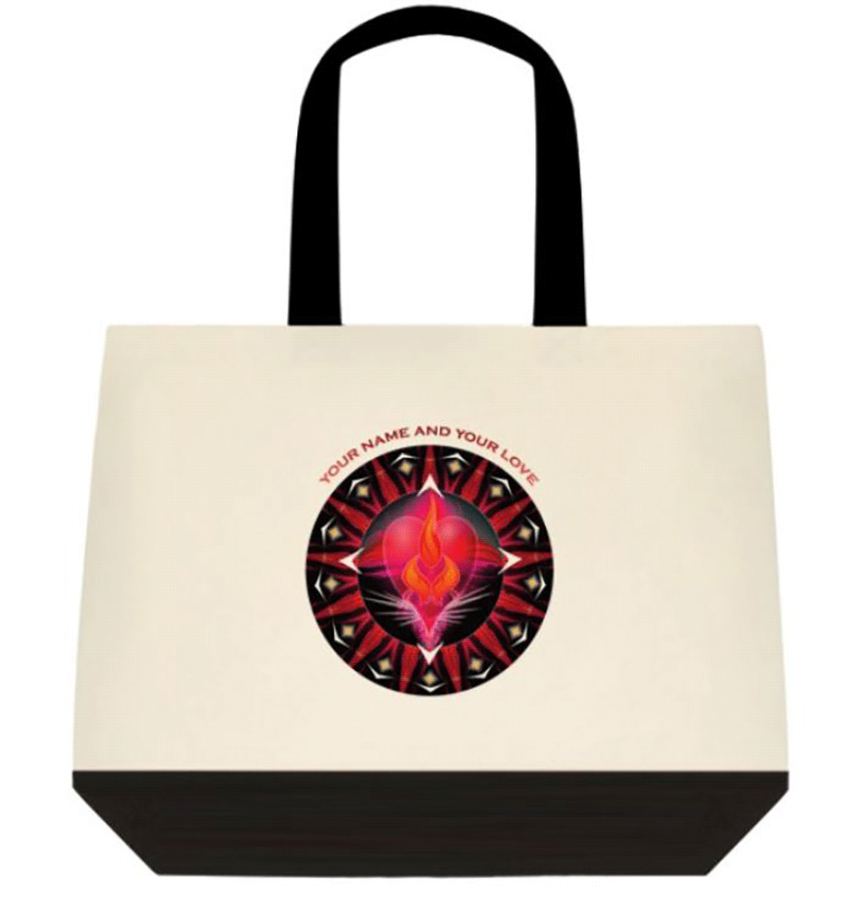 Twin Flame Tote Bag